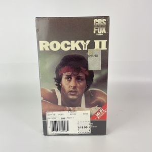 Rocky II 2 VHS 1984 CBS FOX Original Factory Sealed Watermarks